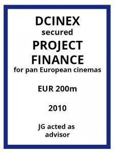 Tombstone-EVS-DCinex-ProjectFinance-2009